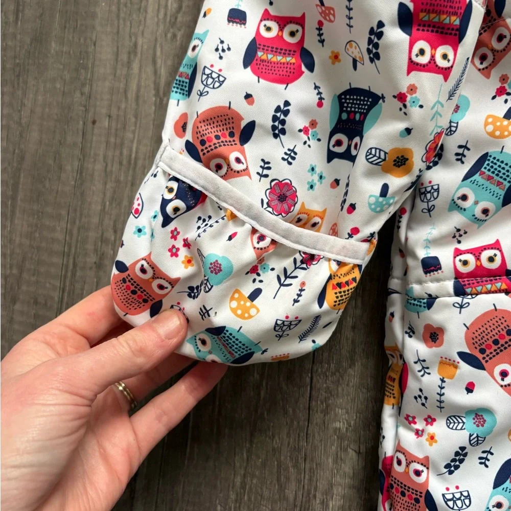 Roxy Multicolor Owl Print Kids Footie - Picture 4 of 6